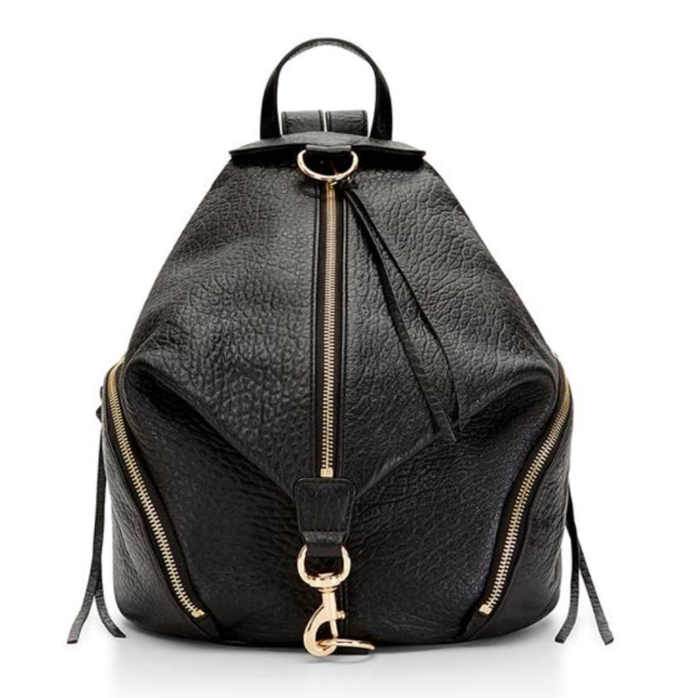 Rebecca Minkoff Medium Julian Backpack- Black.